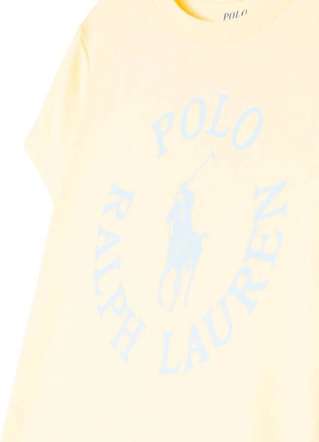 POLO RALPH LAUREN KIDS T-shirt met logoprint Geel