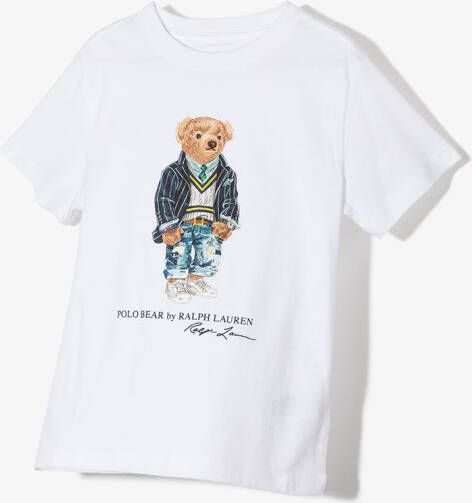 Ralph Lauren Kids T-shirt met print Wit