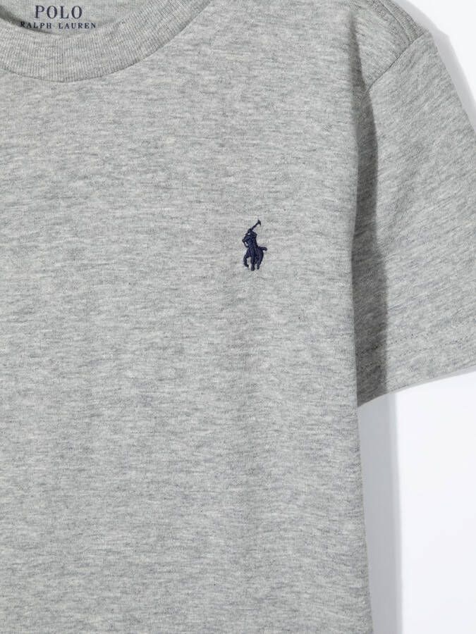 POLO RALPH LAUREN KIDS T-shirt met ruche afwerking Wit