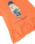 Ralph Lauren Kids T-shirt met teddybeerprint Oranje - Thumbnail 3