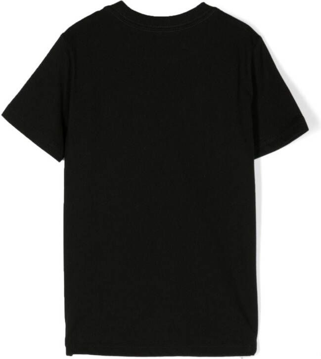Ralph Lauren Kids T-shirt met teddybeerprint Zwart
