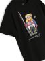 Ralph Lauren Kids T-shirt met teddybeerprint Zwart - Thumbnail 3