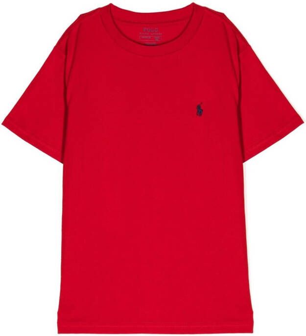 Ralph Lauren Kids T-shirts met geborduurd logo Veelkleurig