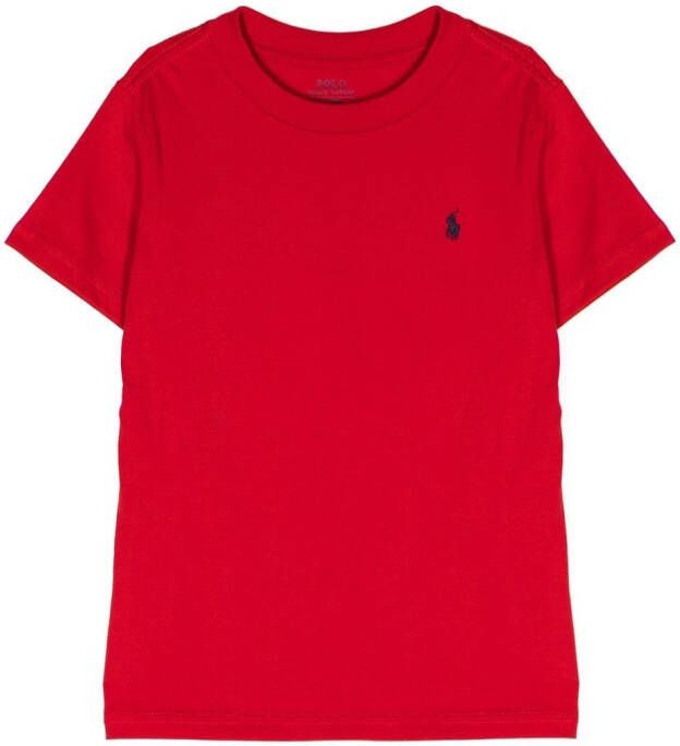 Ralph Lauren Kids T-shirts met geborduurd logo Veelkleurig