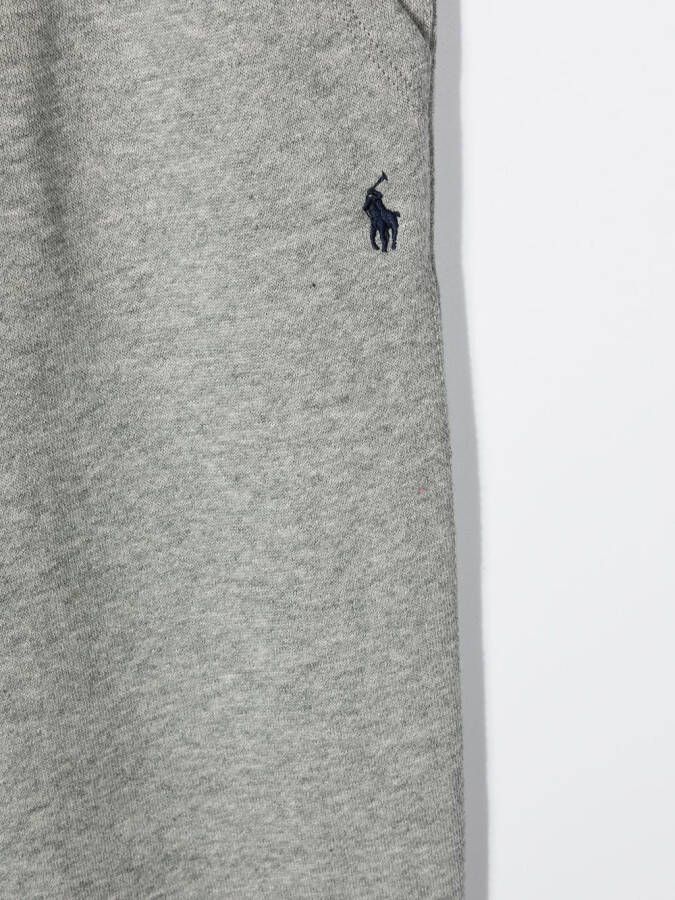 POLO RALPH LAUREN KIDS Trainingsbroek met geborduurd logo Grijs