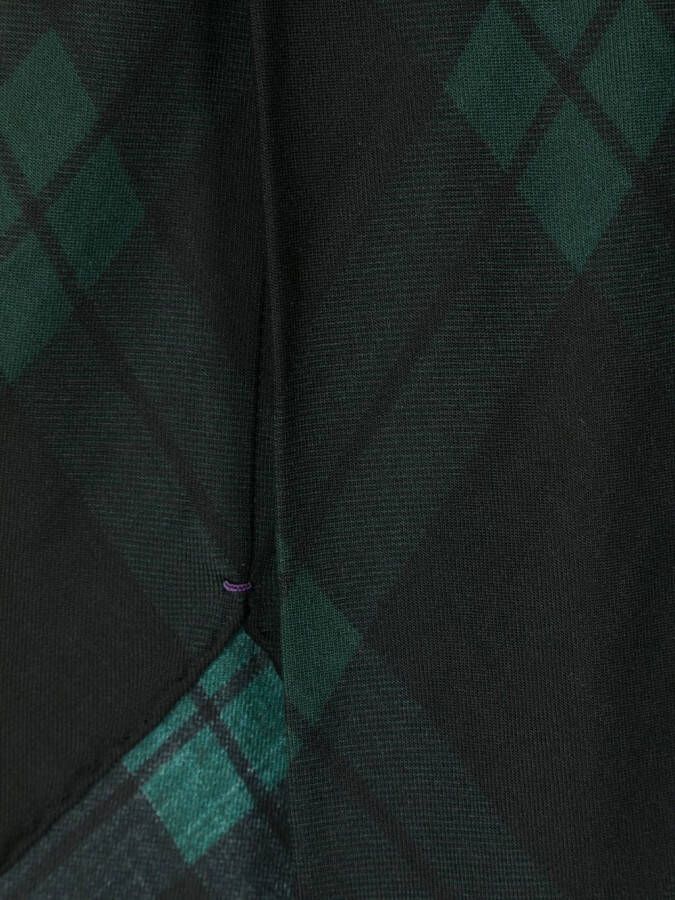 Ralph Lauren Purple Label Geruite vlinderdas Groen