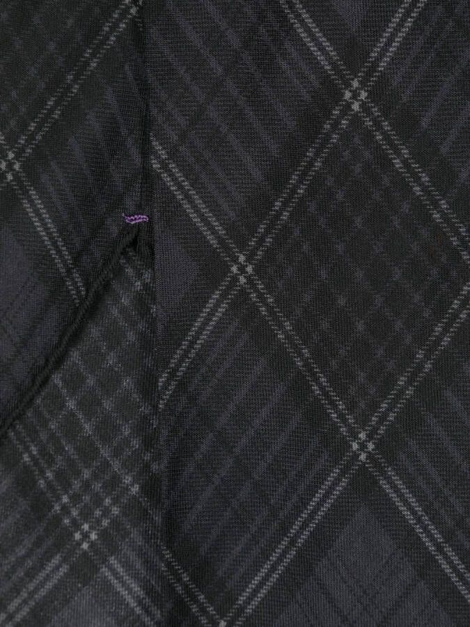 Ralph Lauren Purple Label Geruite stropdas Zwart