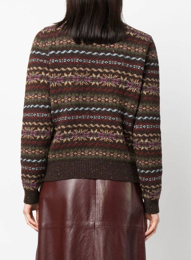 Ralph Lauren Collection Trui met geborduurd logo Bruin