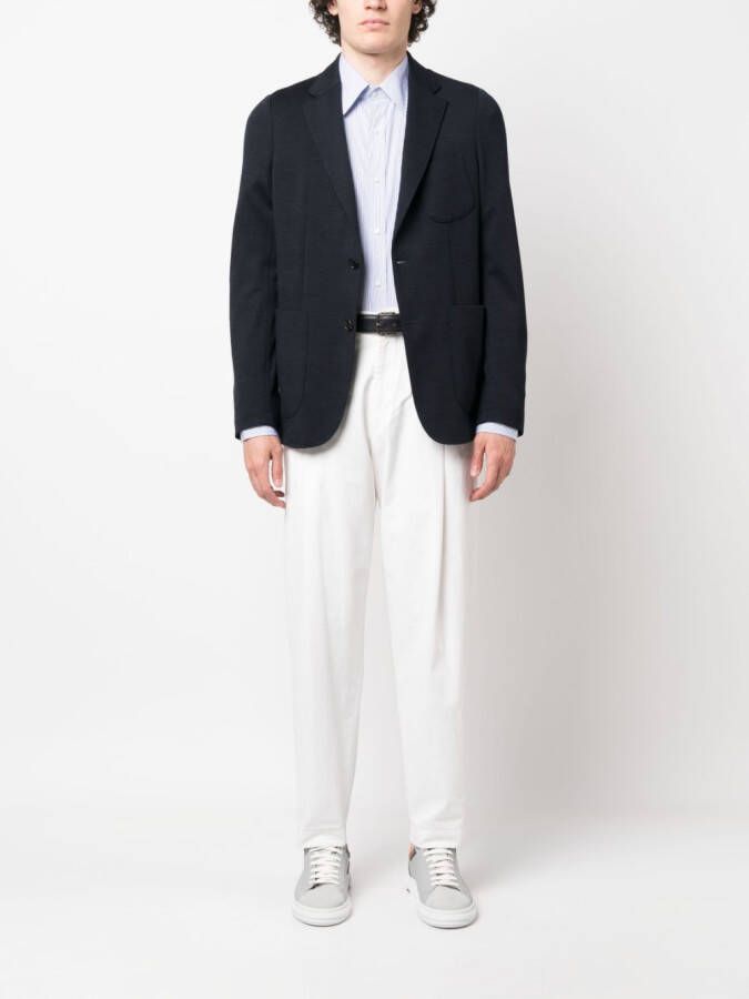 Ralph Lauren Purple Label Gestreept overhemd Blauw