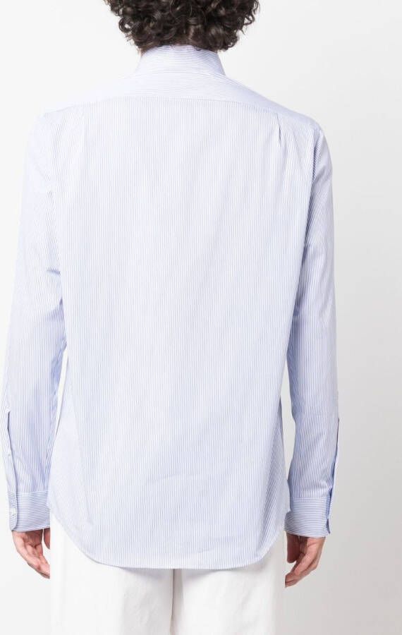 Ralph Lauren Purple Label Gestreept overhemd Blauw