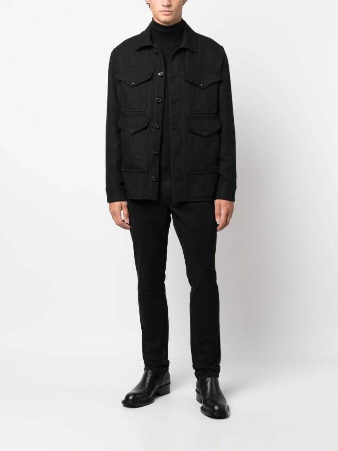 Ralph Lauren Purple Label Kasjmier coltrui Zwart