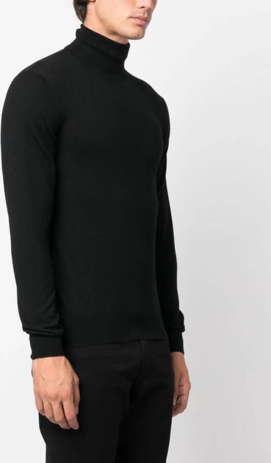 Ralph Lauren Purple Label Kasjmier coltrui Zwart