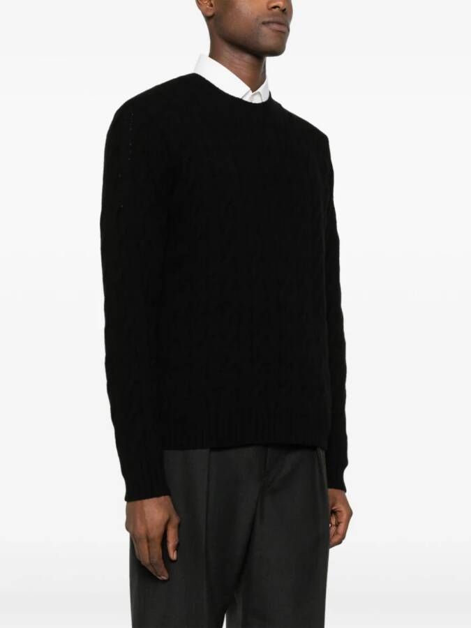 Ralph Lauren Purple Label Kasjmier trui Zwart