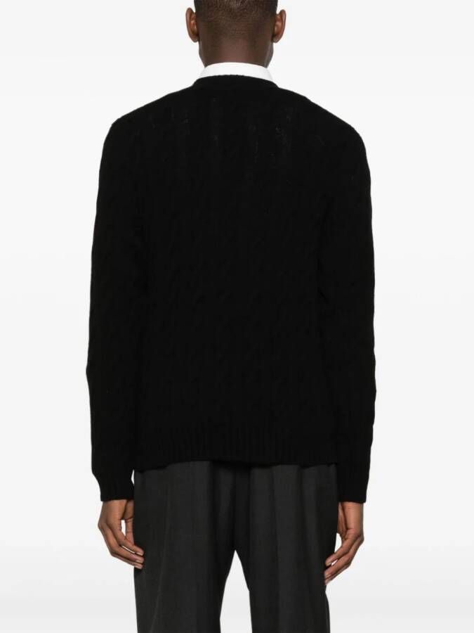 Ralph Lauren Purple Label Kasjmier trui Zwart