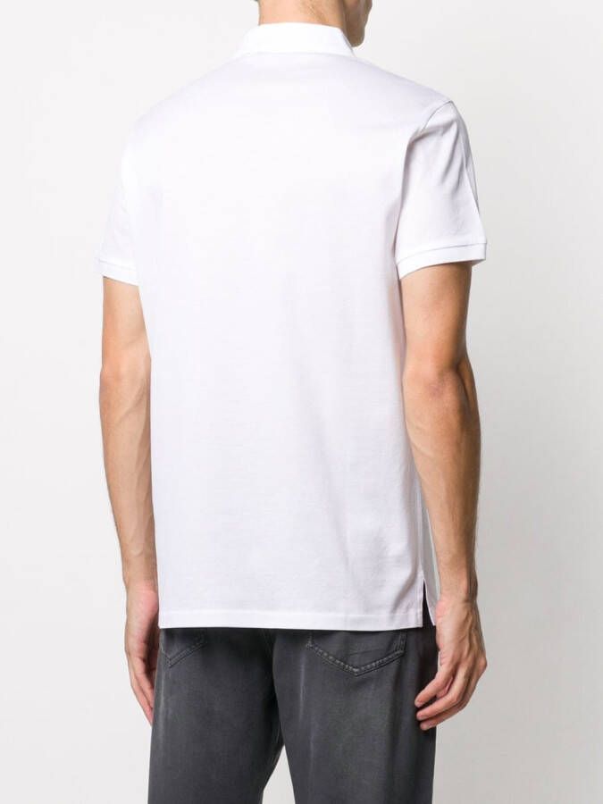 Ralph Lauren Purple Label Poloshirt met geborduurd logo Wit