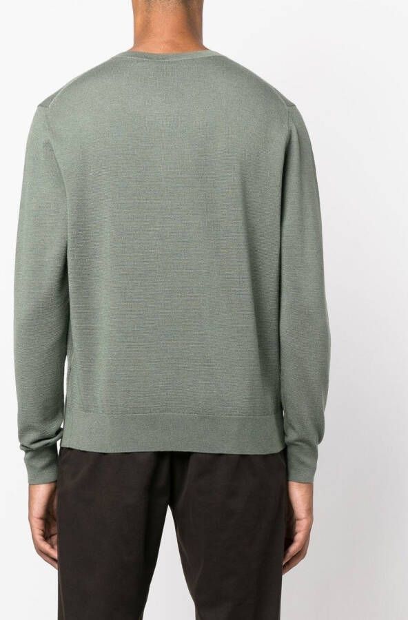 Ralph Lauren Purple Label Ribgebreide trui Groen
