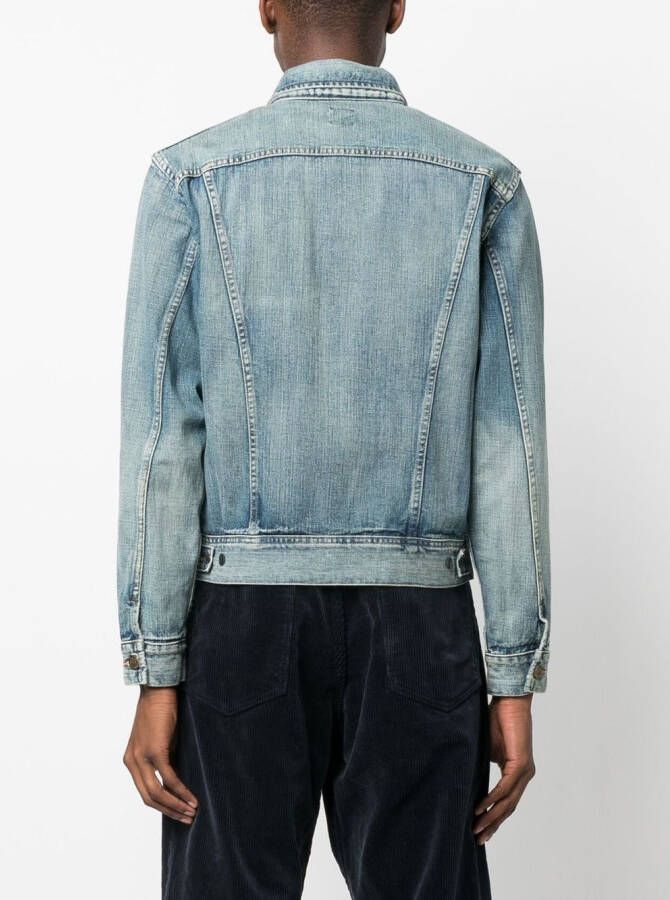 Ralph Lauren RRL Jack met knoopsluiting Blauw