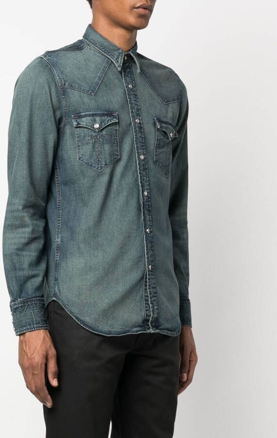 Ralph Lauren RRL Denim overhemd Blauw