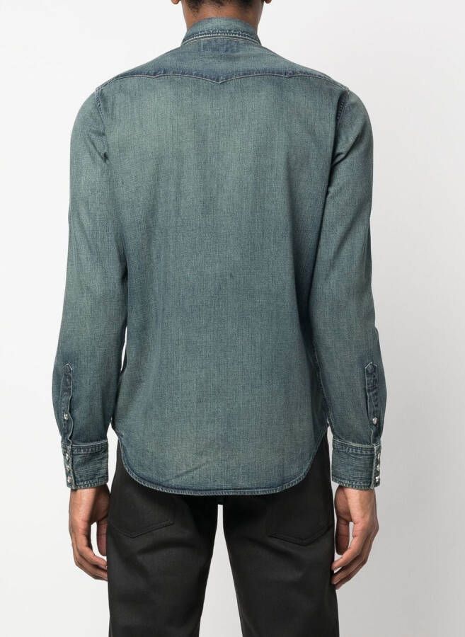 Ralph Lauren RRL Denim overhemd Blauw