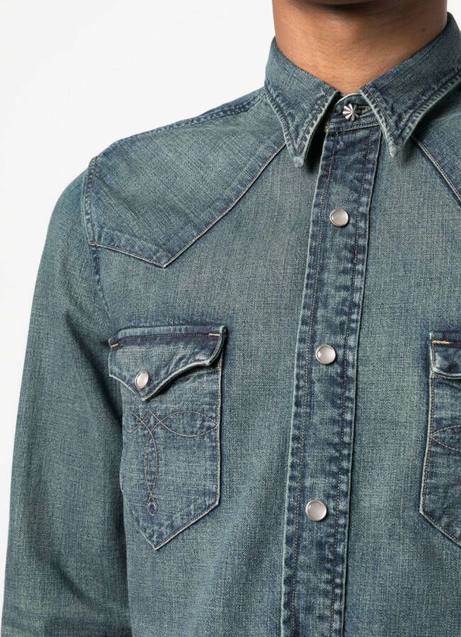 Ralph Lauren RRL Denim overhemd Blauw