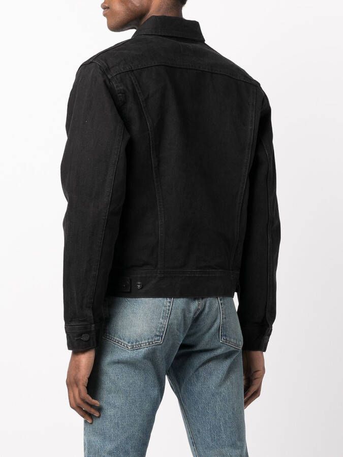 Ralph Lauren RRL Denim truckerjack Zwart