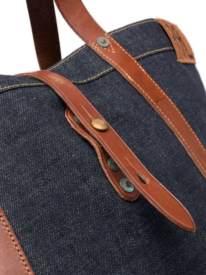 Ralph Lauren RRL Leren shopper Blauw