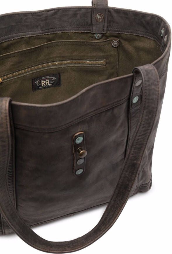 Ralph Lauren RRL Leren shopper Bruin