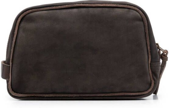 Ralph Lauren RRL Leren toilettas Bruin
