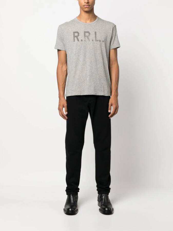 Ralph Lauren RRL T-shirt met logoprint Grijs
