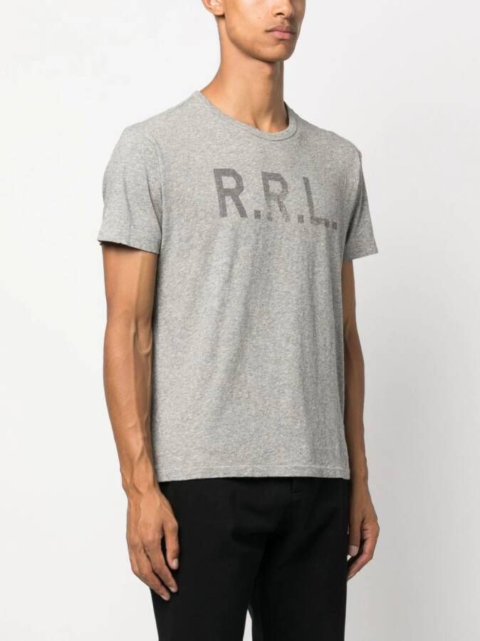 Ralph Lauren RRL T-shirt met logoprint Grijs