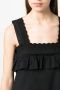 Ralph Lauren RRL Midi-jurk met ruches Zwart - Thumbnail 5