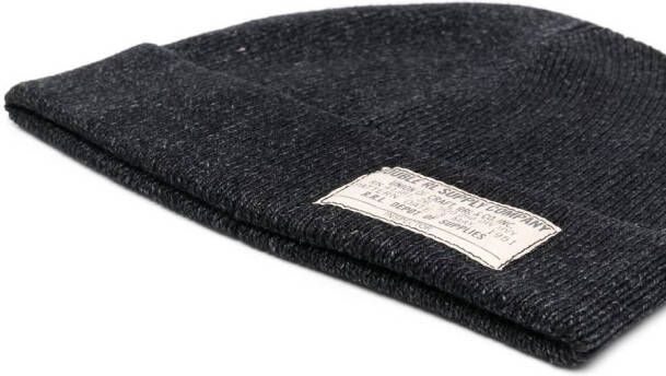 Ralph Lauren RRL Muts met logopatch Zwart