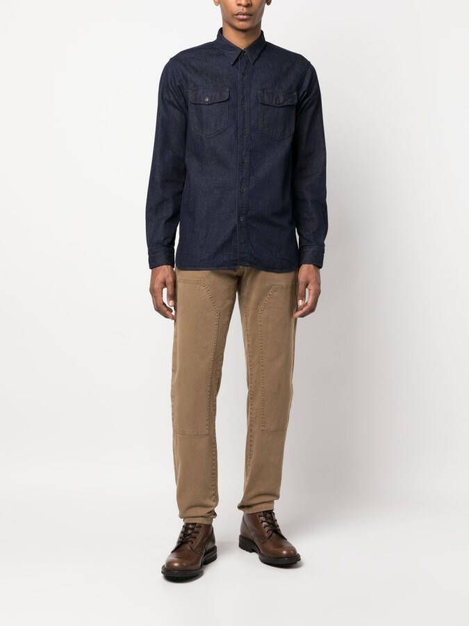 Ralph Lauren RRL Overhemd met klepzakken Blauw