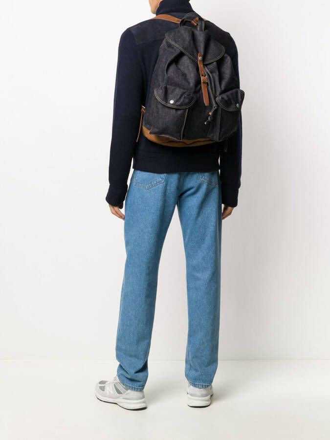 Ralph Lauren RRL Riley denim rugzak Blauw
