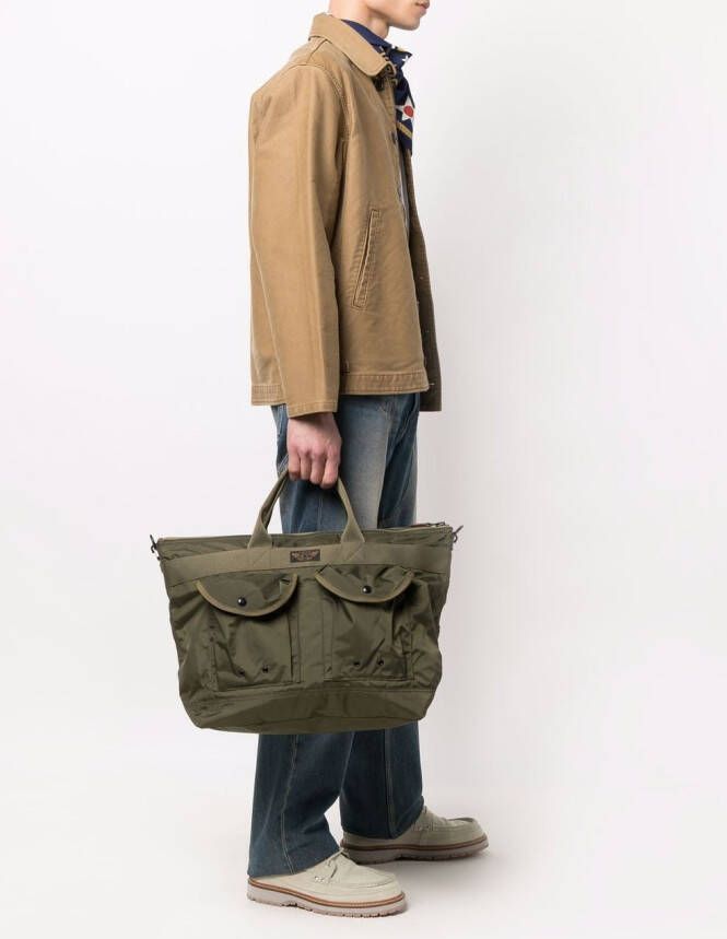Ralph Lauren RRL Shopper met logopatch Groen