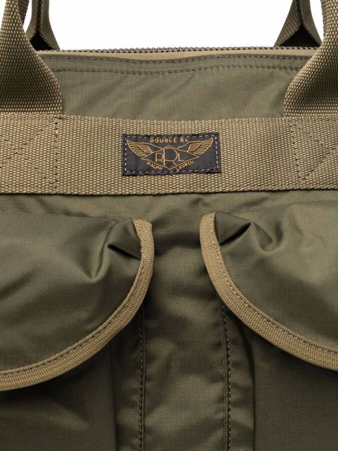 Ralph Lauren RRL Shopper met logopatch Groen