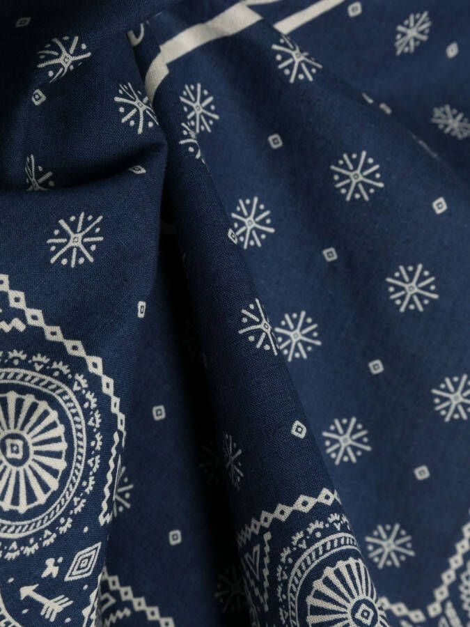 Ralph Lauren RRL Sjaal met sterprint Blauw