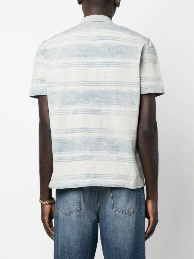 Ralph Lauren RRL Gestreept overhemd Blauw