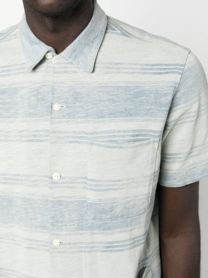 Ralph Lauren RRL Gestreept overhemd Blauw
