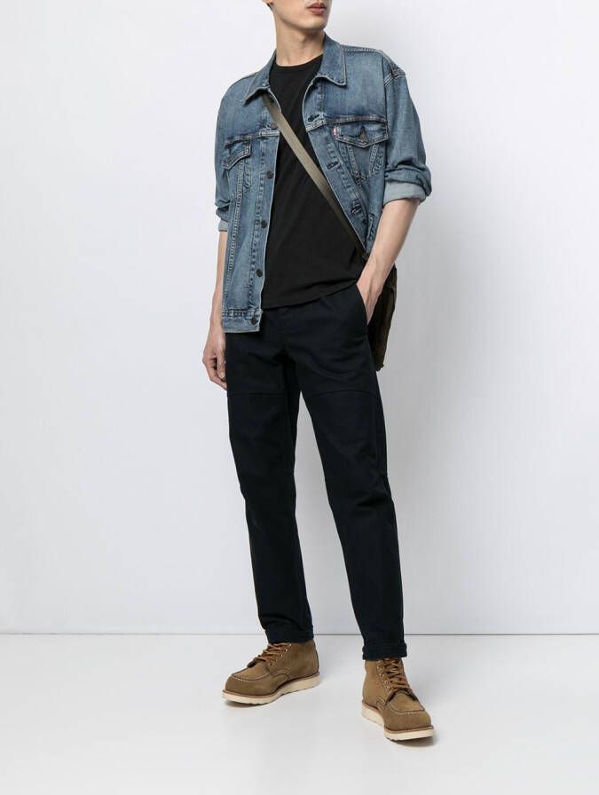 Ralph Lauren RRL T-shirt met zakdetail Zwart