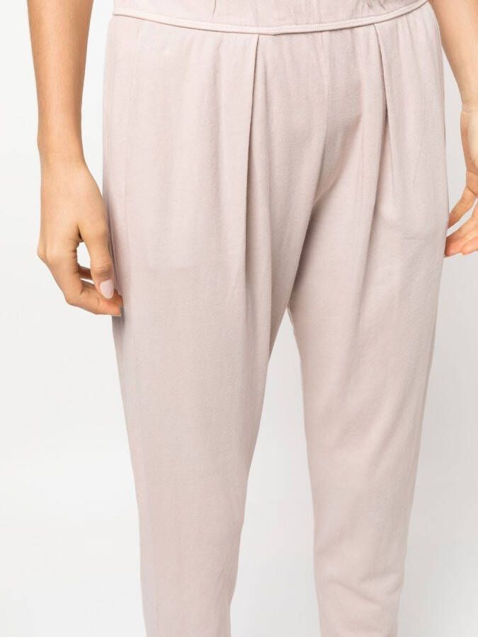 Raquel Allegra Broek met toelopende pijpen Roze