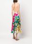 Raquel Diniz Halterjurk met bloemenprint Roze - Thumbnail 4