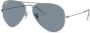 Ray-Ban Zonnebril met piloten montuur Zilver - Thumbnail 3