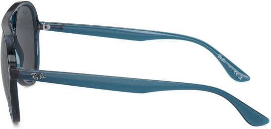Ray-Ban Zonnebril met piloten montuur Blauw