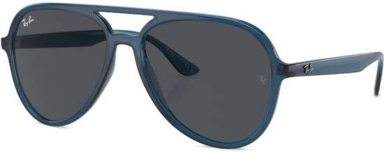 Ray-Ban Zonnebril met piloten montuur Blauw