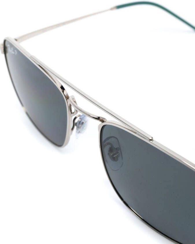 Ray-Ban RB3588 zonnebril met piloten montuur Zilver