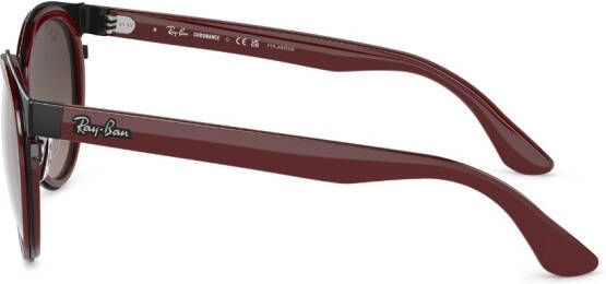 Ray-Ban Zonnebril met rond montuur Zwart