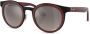 Ray-Ban Zonnebril met rond montuur Zwart - Thumbnail 3
