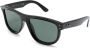 Ray-Ban Boyfriend Reverse zonnebril Zwart - Thumbnail 2