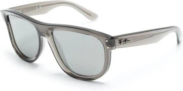 Ray-Ban Boyfriend Reverse zonnebril met vierkant montuur Grijs